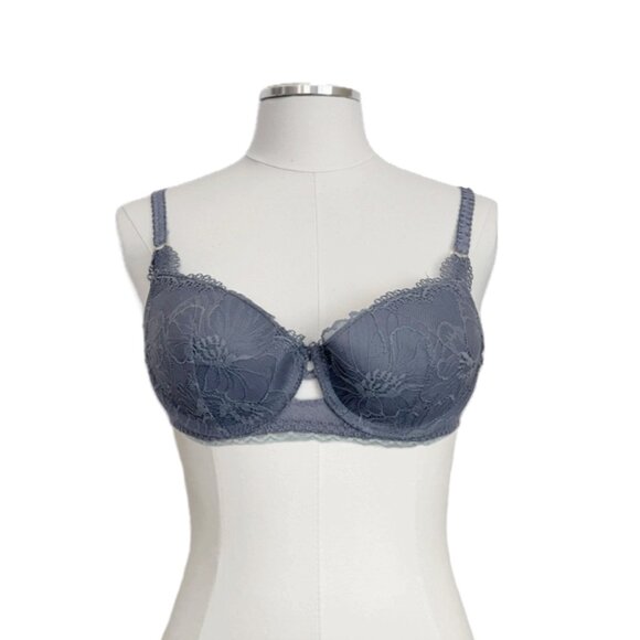 ✖️SOLD ✖️ sophie b | scallop floral bra and panty set | sz 36b - Picture 2 of 8